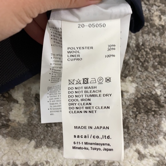 SACAI wide leg wrap trousers - Picture 8 of 11